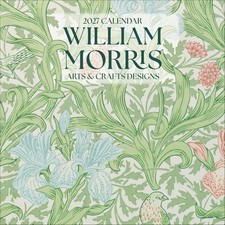 Wall Calendar 2027, William Morris: Arts  Crafts Design, 12 Months, Large...