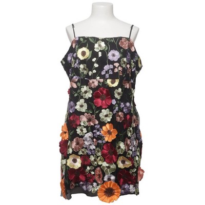 Cider, Kleid, Größe: 2XL, Schwarz/Mehrfarbig, Polyester, Blumen, Damen #MVr