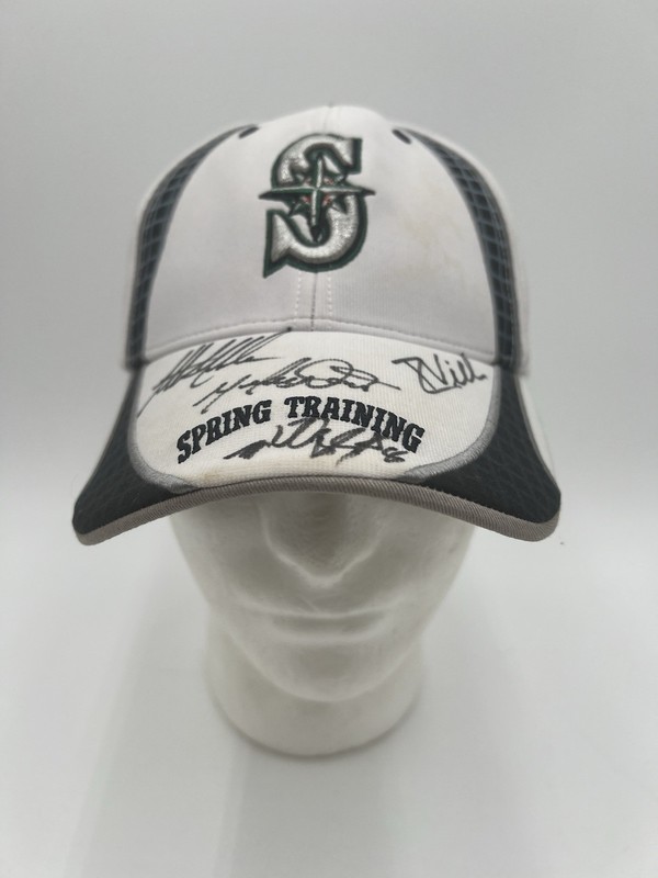 Seattle Mariners Spring Training Multi Signed Autographed ’47 Brand Hat Cap MLB