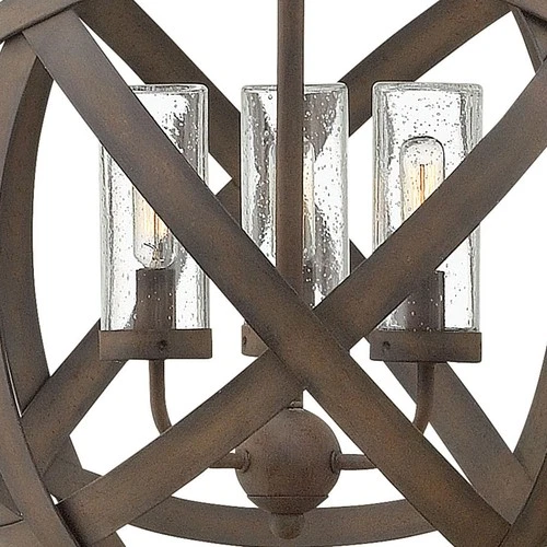 Hinkley Lighting 29703 Carson 120v 3 Light 18.5"W Open Air Cage - Grey - Picture 3 of 6