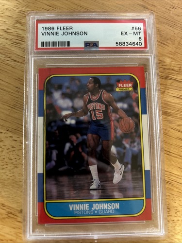 1986 Vinnie Johnson #56