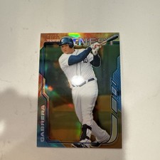 2014 Finest Gold Refractor Miguel Cabrera 13/50