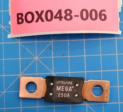 BOX048-006 - LITTELFUSE MEGA 250A 32V FUSE - NEW OLD STOCK