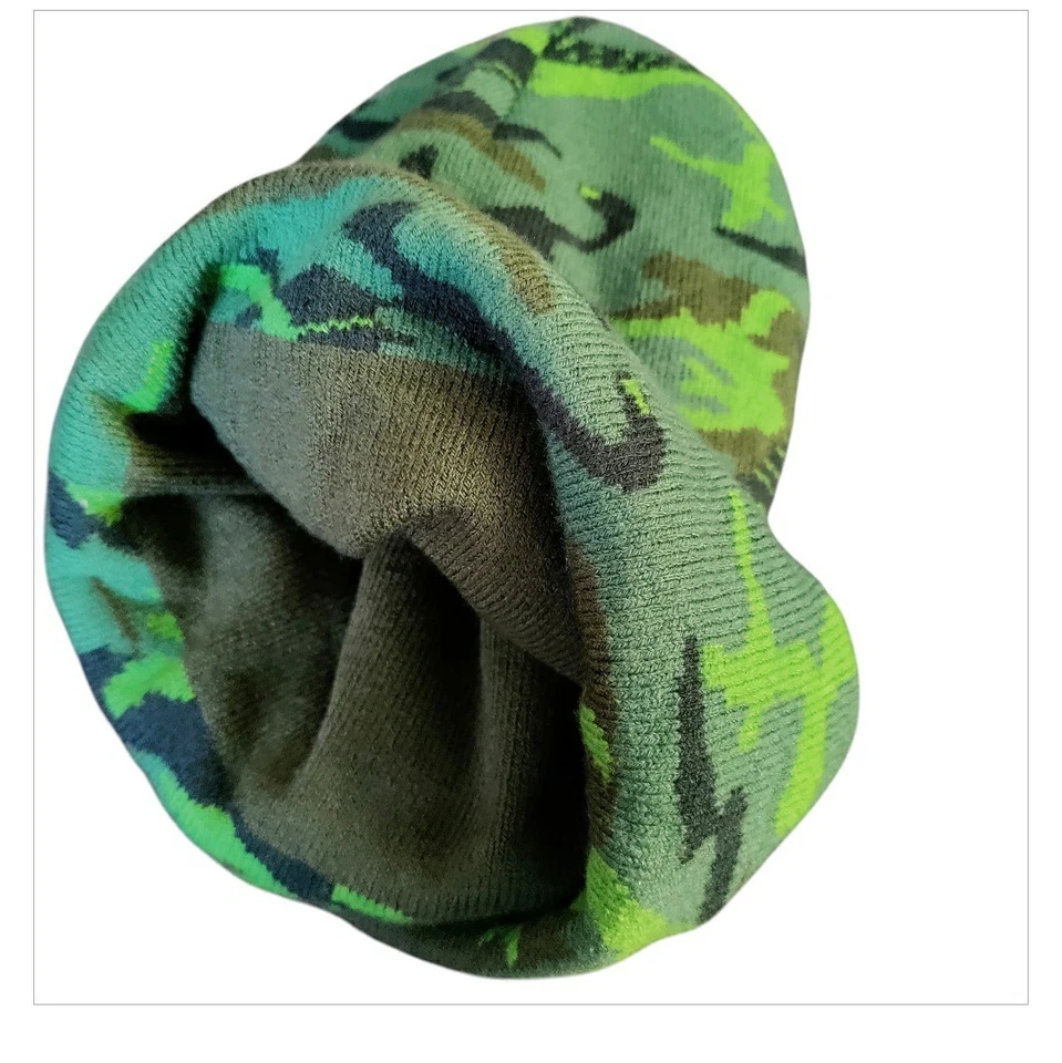 Nike Syracuse Camuflaje Gorro Gorra Militar Naranja Swoosh Polar Tejido Verde Foto 3 de 3