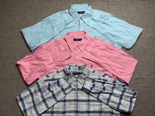 Ralph Lauren Shirts Mens XL Lot 3 Button Down Long Sleeve Cotton Casual