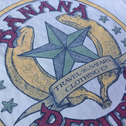 80s Banana Republic Travel & Safari Clothing Co. Vintage T Shirt Medium USA - Picture 3 of 6