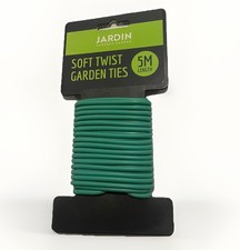 Soft Twist Garden Ties - 5 Metre Length - Green - supports - trellis wire plants