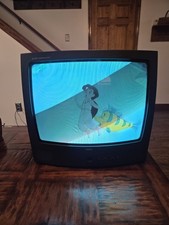 Vintage 1998 Rca Model F19207BC 19" CRT Television/Retro Gaming  Great Find 