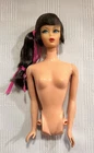 Vintage 1960's Mattel Talking Barbie Brunette Side Ponytail Doll No Legs Mute