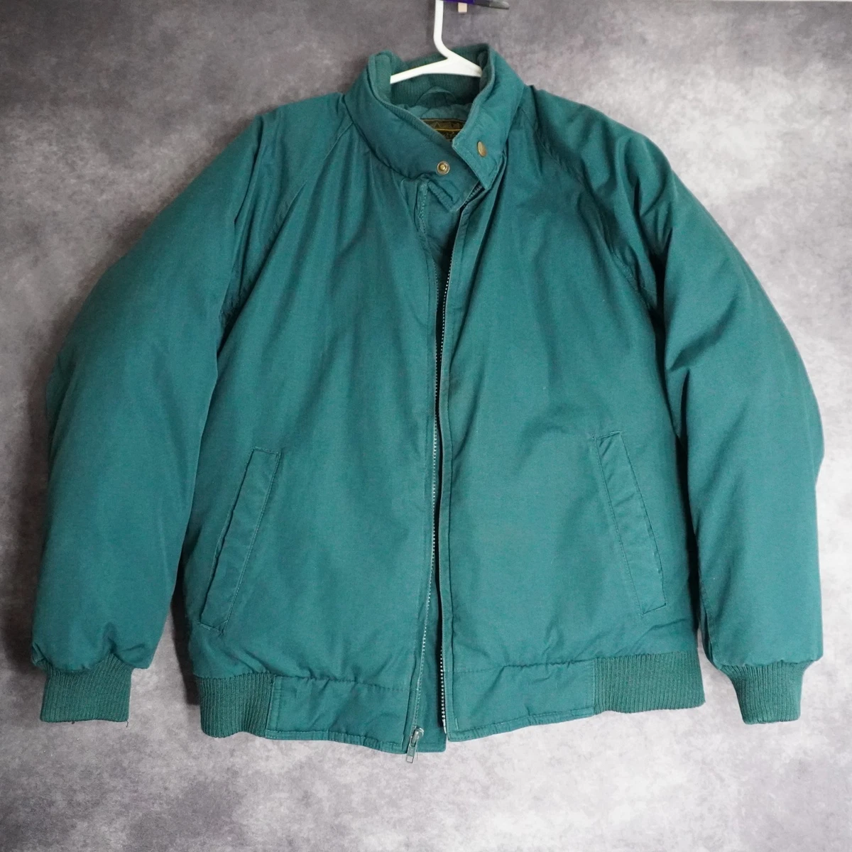 Eddie Bauer Green Down Vintage Outerwear Coats & Jackets for Men