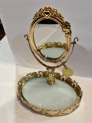 #ad Bath and Body Works Disney Princess Belle Mirror Body Care Tray Brand New $49.99