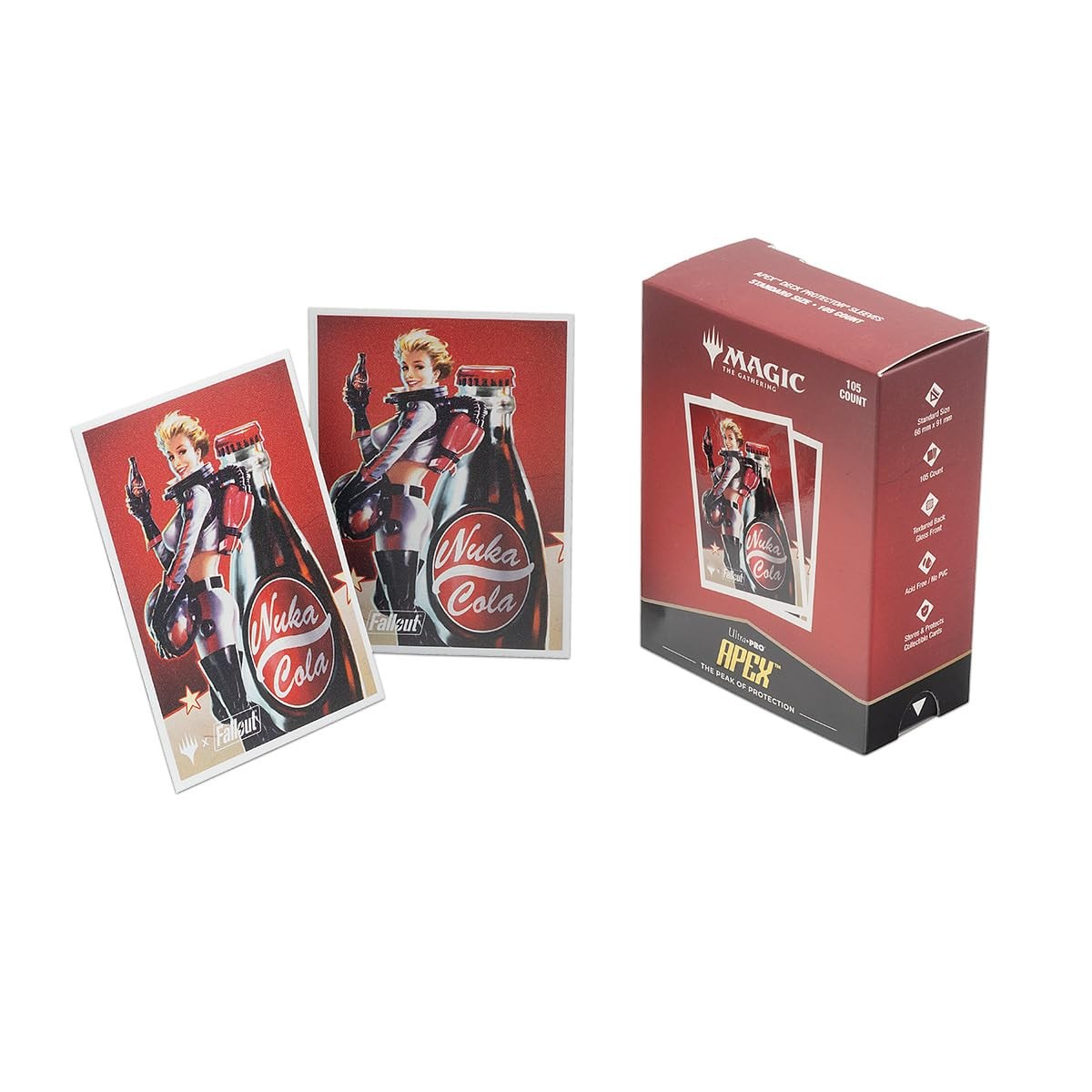 Ultra Pro - Fallout 105Ct ApexⓇ Deck Protector Sleeves - Nuka