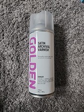 Golden Satin Archival Varnish Removable Mineral Spirit Acrylic Varnish