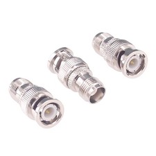 3pcs BNC Male to TNC Female RF Coax Adapter BNC to TNC Coaxial Connector F134...