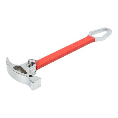 Claw Hammer Wrench 2 in 1 Multi Use Tool with Hammer Head and Dual Wrench Ends