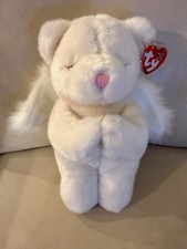 Ty Beanie Buddy Blessed The Praying Angel Bear Plush