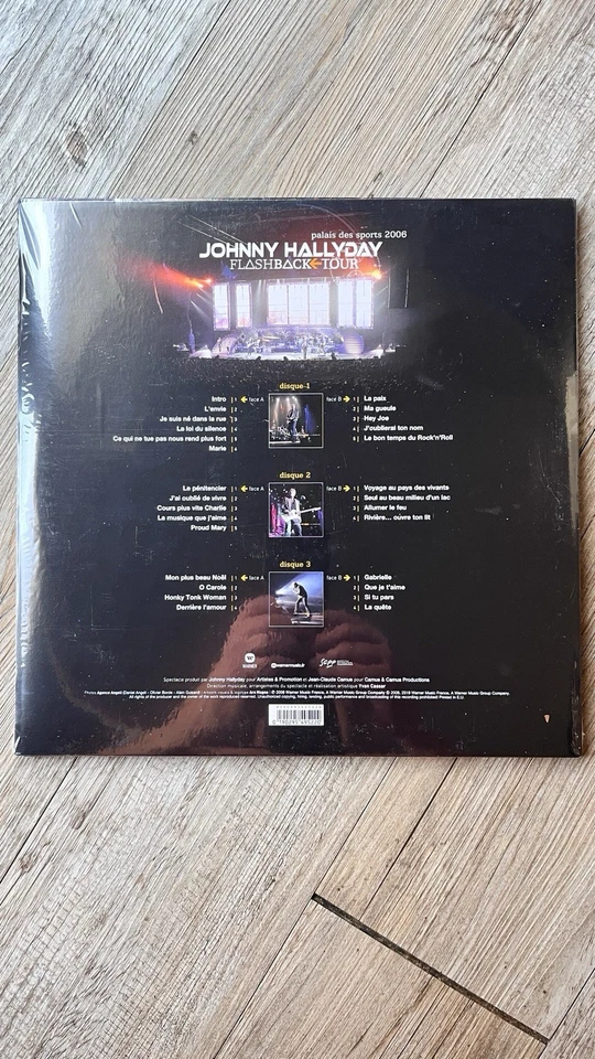 3LP Color Johnny Hallyday - Photo 3/4