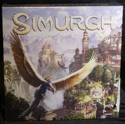 Simurgh Board Game by Pierluca Zizzi 2015 NSKN Legendary Games, New and Sealed