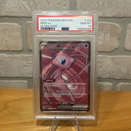 Mew EX 193/165 Ultra Rare 151 Pokemon PSA 10