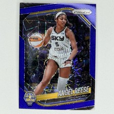 Angel Reese 2025 Panini Prizm WNBA Blue Velocity Prizm #92 Chicago Sky