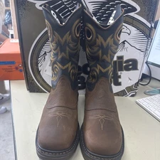 Men's Georgia Boot Carbo-Tec LT Waterproof Pull-on Work Boot GB00266 Size 8W