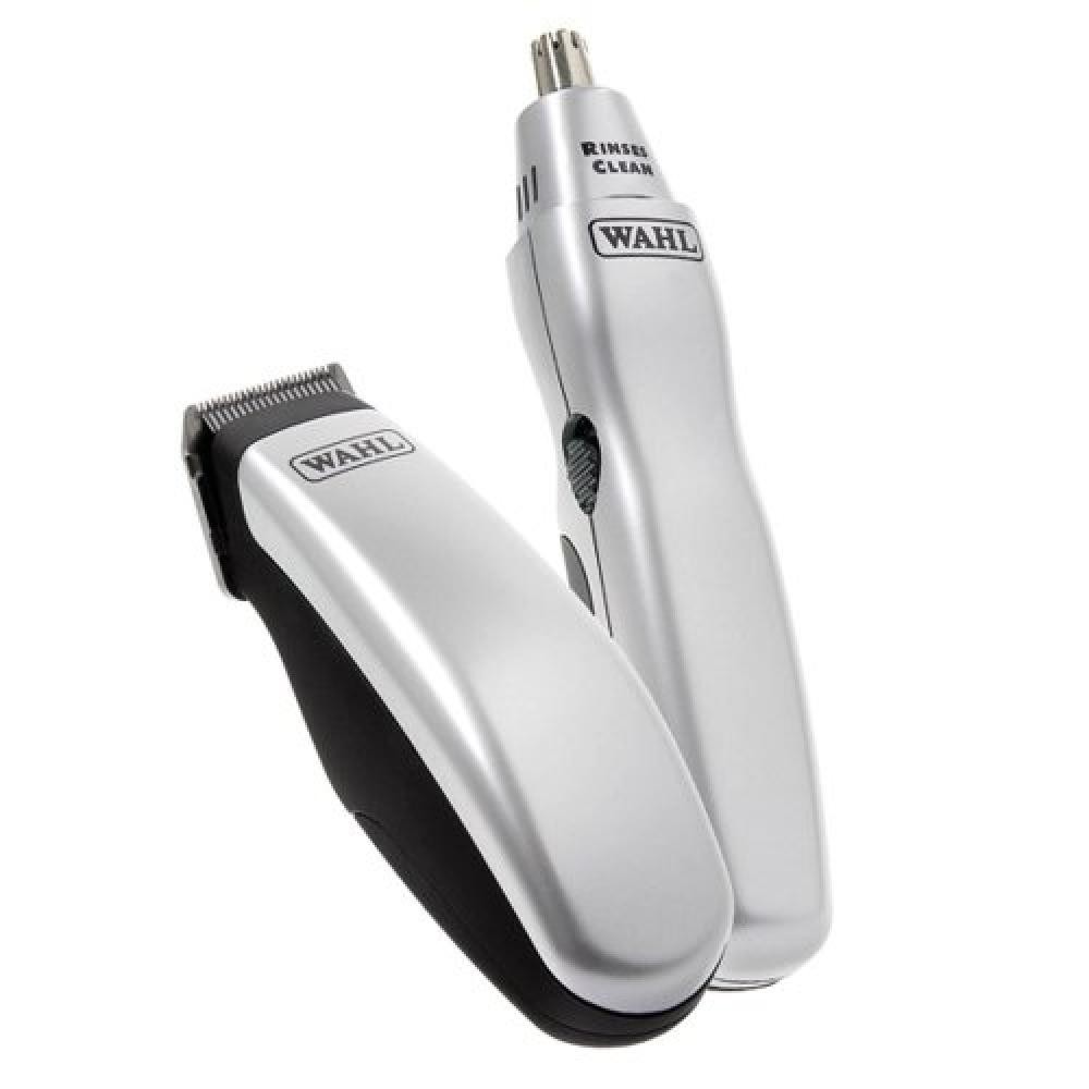 Wahl 9962-1816 Travel Kit Argentato | Trimmer Precisione e Cura Persona
