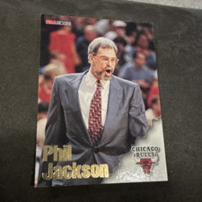 NBA Hoops 1997 Phil Jackson Chicago Bulls NBA Basketball Base Set Card #252