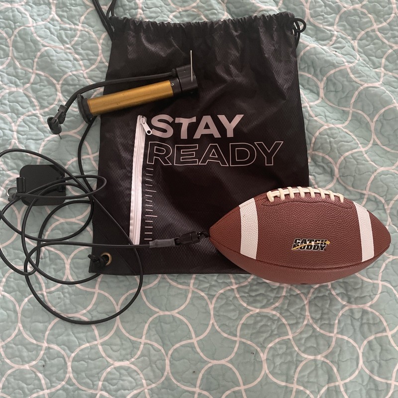 FootBall Catch Buddy With 86" Cord . Stay ready