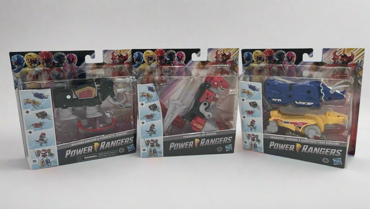 Power Rangers – Mastodon Dinozord Articulé 20 Cm, Combinable Pour Former Le Megazord