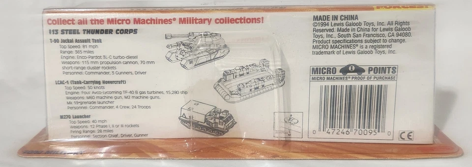 1994 Galoob Micro Machines Military Terror Troops Complete Set 13 Thru 21 NM - Image 3 of 4