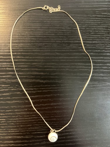 Sterling Silver Shell Pendant Necklace