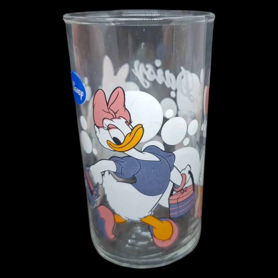 Daisy Duck Sammelglas Glas Bautzner Senfglas Disney Selten Vintage Sammler 11 cm - Bild 4 von 4