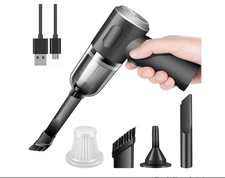 Potente Aspiradora De Mano Para Auto Casa Hogar Limpieza Inalambrica Recargable
