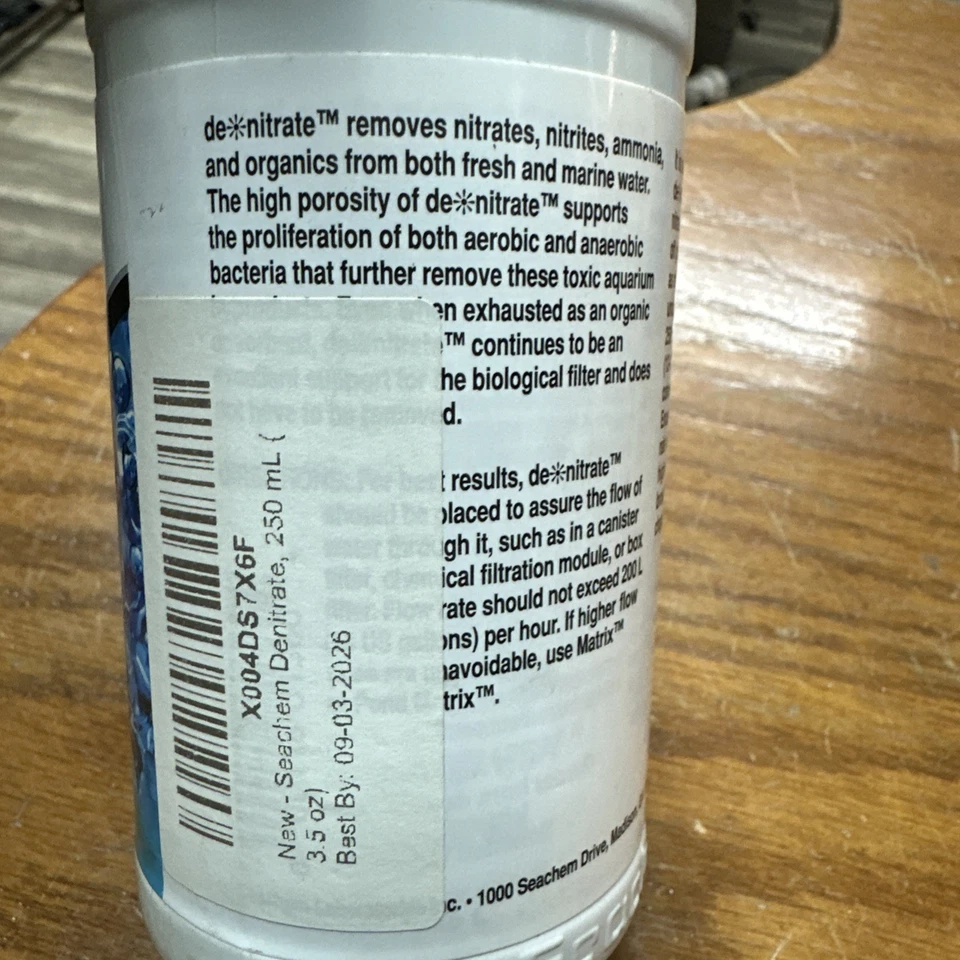 Seachem Des-Nitrato - Removedor de Nitratos 250 ml Foto 3 de 4