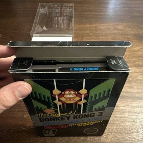 Donkey Kong 3 (Nintendo NES) Complete CIB - Tested - Authentic