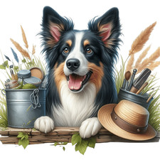 Border Collie Mouse Pad Mousepad Pets Aniamal Save A Pet Rescue Dog