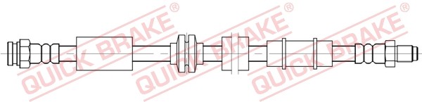 Quick Brake Bremsschlauch FüR Alfa Romeo 159 Sportwagon 939_ 1.9 Jtdm 16V 2.2-image