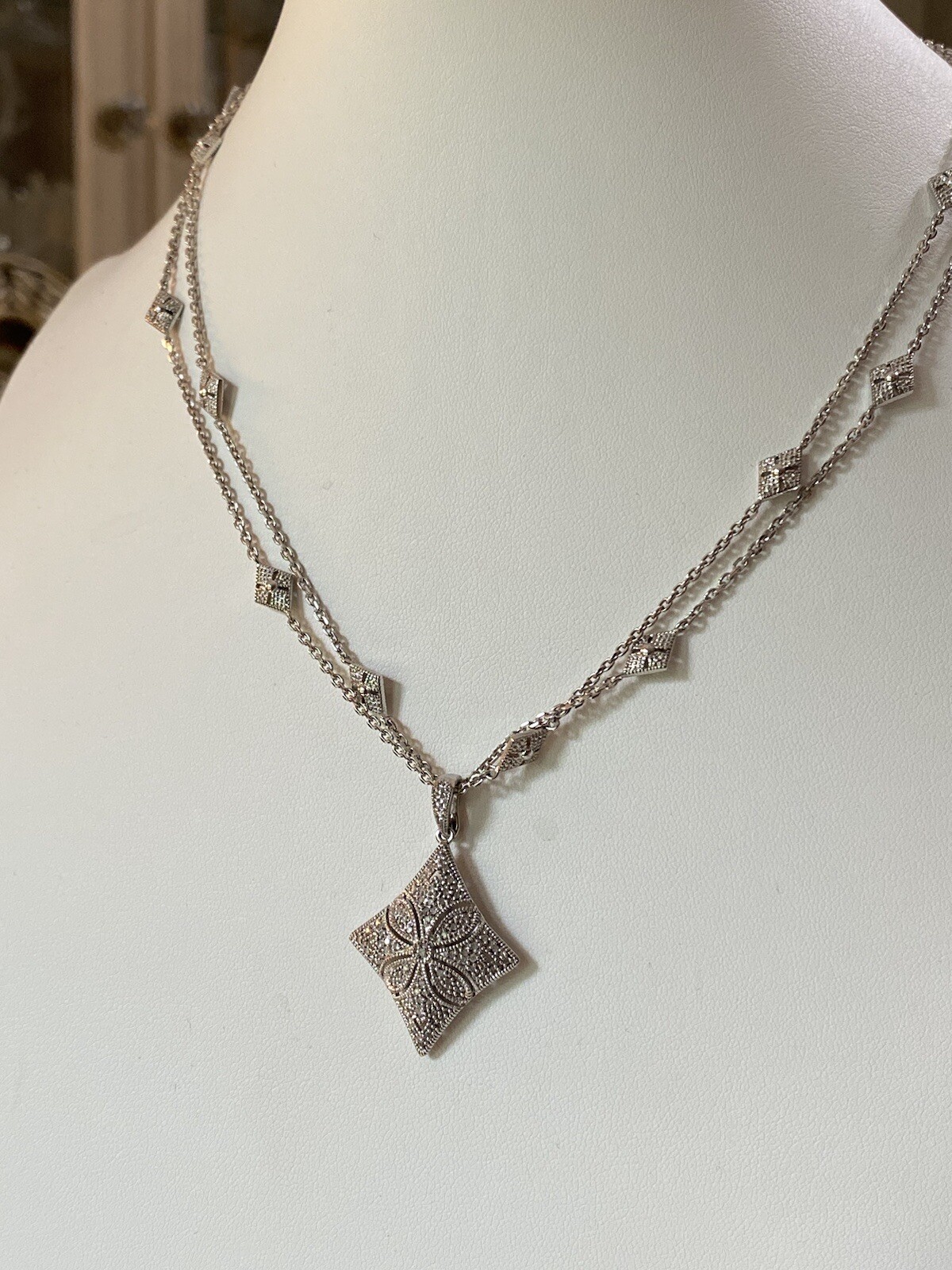 Affinity Diamond Sterling Silver Diamond Enhancer… - image 3