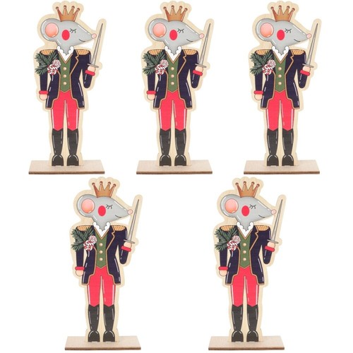5 PCS Nutcracker Ornament Christmas Gifts Nutcrackers Decorations - Picture 12 of 12