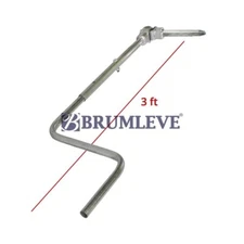Brumleve Ratchet Down Crank Assembled, 3 feet / Short