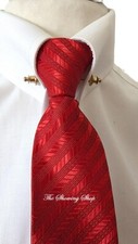 ADULTS EQUESTRIAN READY TIED ZIP SHOWING TIE- RED HERRINGBONE STRIPE