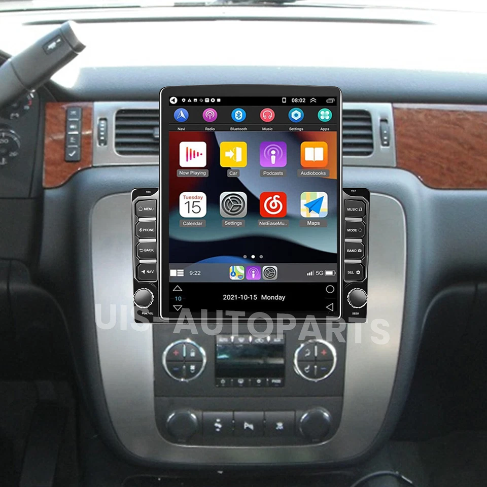Para GMC Yukon 2007-2013 9.7" Inalámbrico Apple Carplay Radio Coche Android 14 Navegación Foto 4 de 4