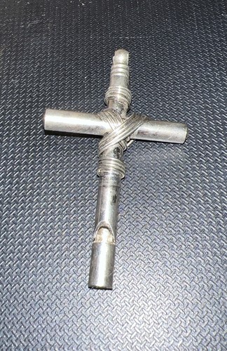 large PROTECTION WHISTLE CROSS pendant men women - Picture 2 of 2
