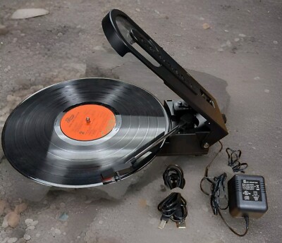 Crosley Revolution Portable USB Turntable Black CR6002A-BK Tested