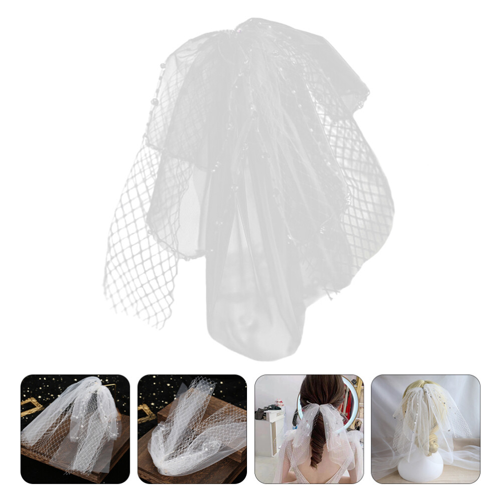 Elegant Wedding Headscarf Headband Accessories for Brides and Misses