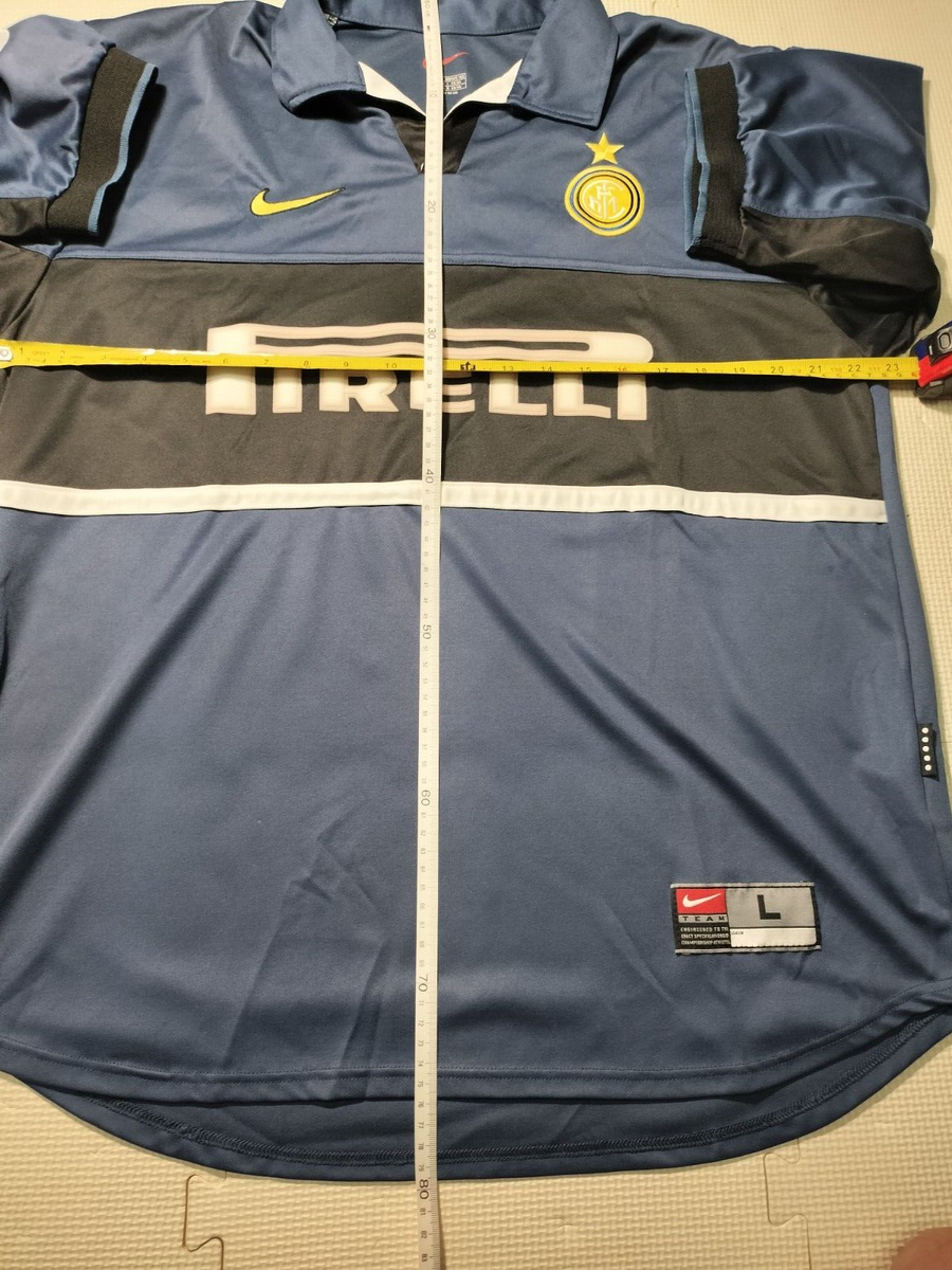 INTER MILAN Large 1998 1999 Third Jerseys Maglia Shirt Nike
