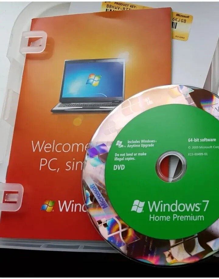 Windows 7 Home Premium 64bit DSP版 SP1 正規版 中古