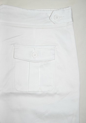 NWOT The Limited Women's White Cuffed High Waisted Shorts sz 8 10 12 - Picture 10 of 12