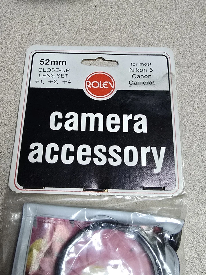 NEW / OLD STOCK * VINTAGE Rolev M.G. 52mm FILTER SET * NIKON / CANON - Image 2 of 4