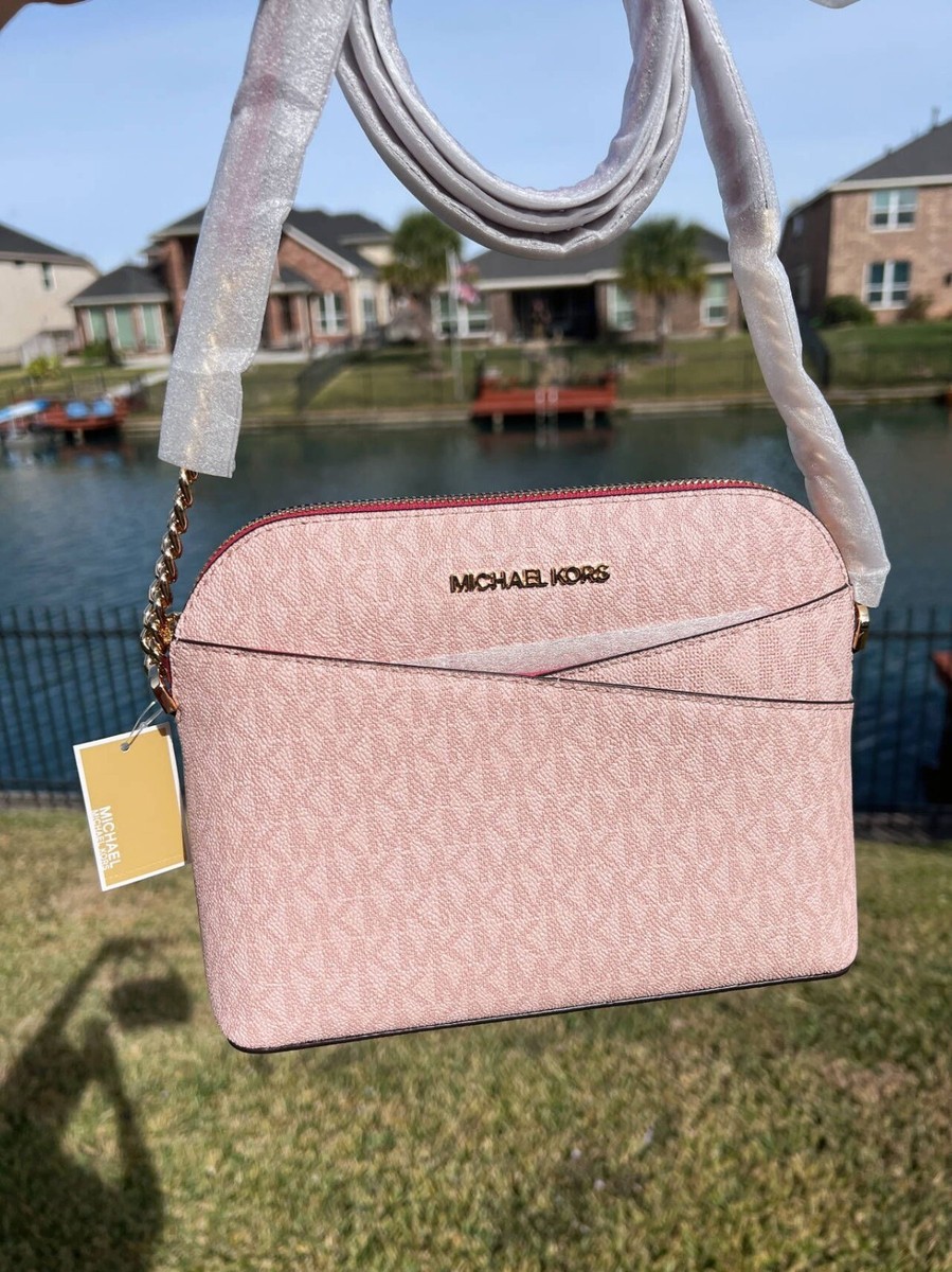 MICHAEL KORS アイボリー ハンドバッグ マイケルコース 2WAYバッグ ミレラ ジャガードスモール